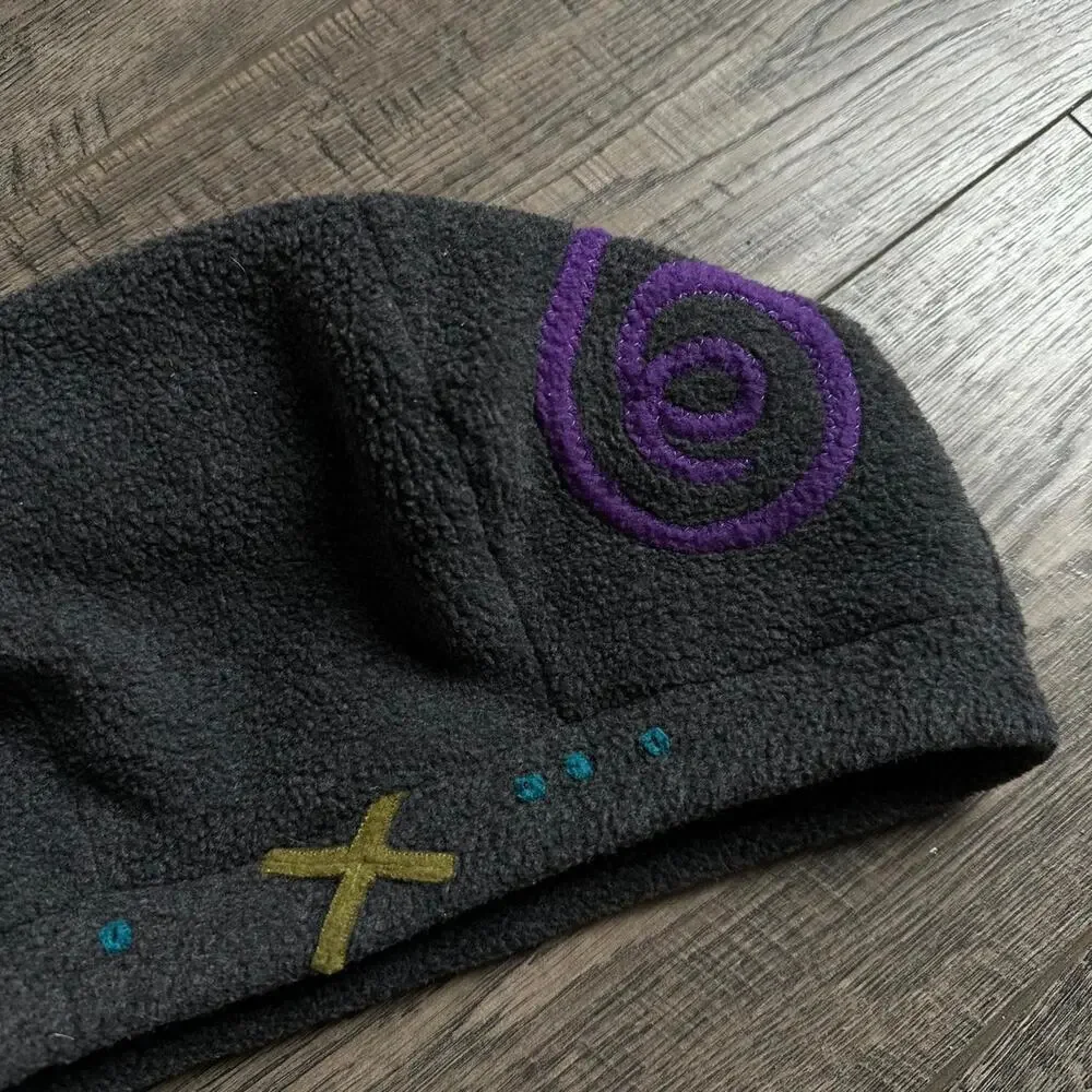 Vintage Y2K Slouchy Stitch Chunky Beanie Skullcap Beret Hat Cap